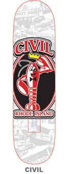 civil skate shop lobster rocky point deck