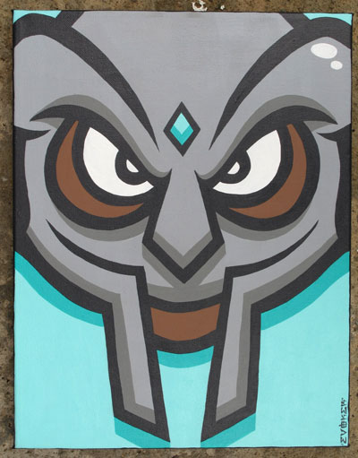 mf doom evoker painting blind whino dc