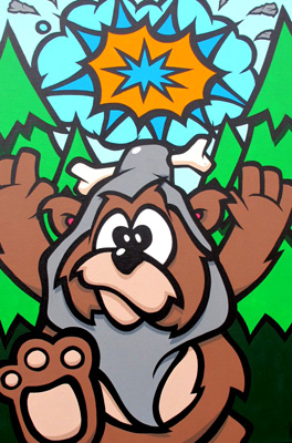 running scared painting evoker