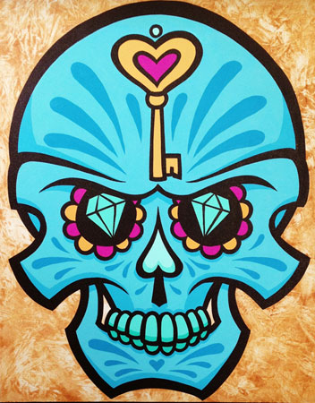 key of the dead painting by evoker