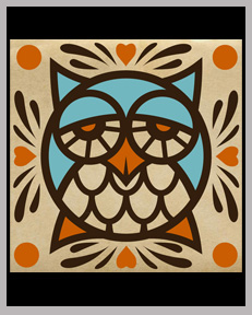 evoker owl print