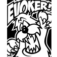 evoker sticker snow monster